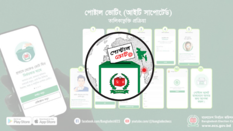 পোস্টাল ব্যালটের জন্য নিবন্ধন ৮৬ হাজার ছাড়াল: সব দেশের প্রবাসীদের জন্য অ্যাপ উন্মুক্ত