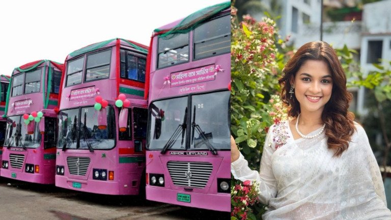 ‘গোলাপি বাস’ নিয়ে ট্রল, নারীদের স্বাবলম্বিতা নিয়ে সাদিয়া আয়মানের ক্ষোভ